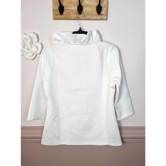Gretchen Scott White Blouse NWT - Picture 5 of 6
